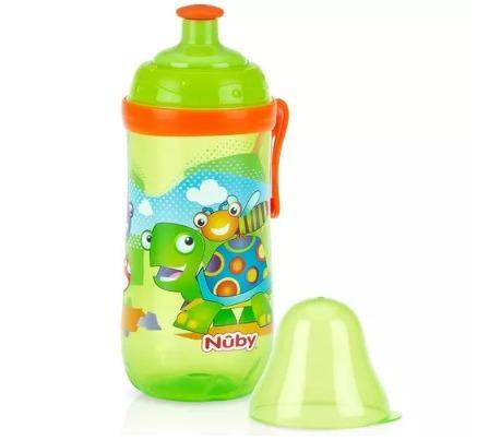 Vaso Pop Up Nuby Con Tapa Diseños 12 Oz Para Bebes 9m+