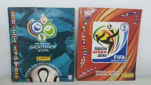 lbum Panini Original Mundial 2006 Y 2010 Llenos