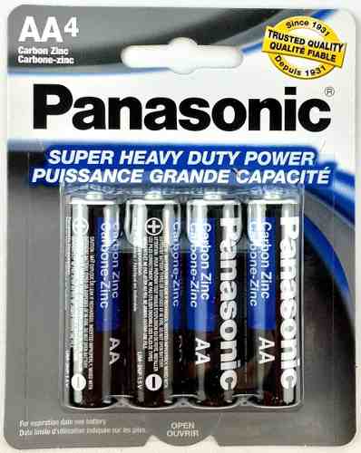 4 Blister De Baterias Aa Y/o Aaa Panasonic 16 Baterias