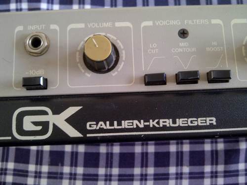 Amplificador Cabezal De Bajo Electrico Gallien Krueger