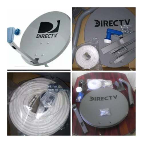 Antena Directv Con Sus Accesorios.