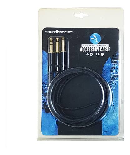 Cable Audio 1/4 St A 2x1/4 Mo 1,8m Sb