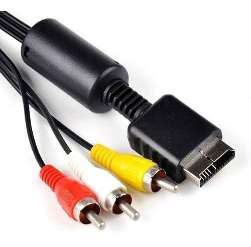 Cable Av Audio Video 3 Rca Playstation Ps2 Ps3
