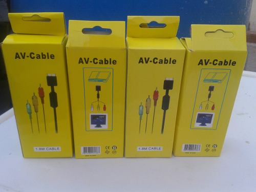 Cable Av Audio Video Ps2 Sirve El 1,2,y 3 Nuevos En Su Caja
