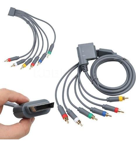 Cable Xbox 360 Componente Hd Av Audio Y Vídeo Para Tv W9