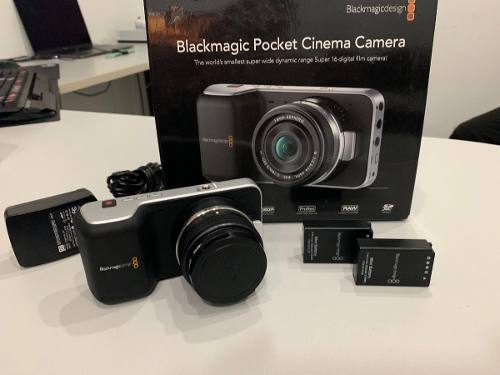 Camara Cine Blackmagic Pocket Con Lente Olympus 14mm