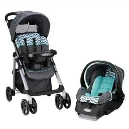 Coche Evenflo Con Porta Bebe Mas Corral Cuatro En Uno