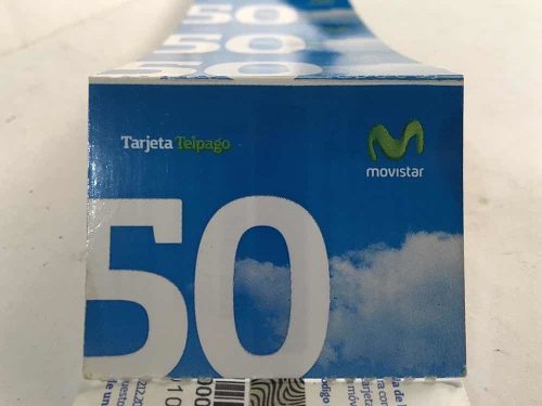 Colección Tarjeta Telefónica Movistar 50bs Difícil Nueva
