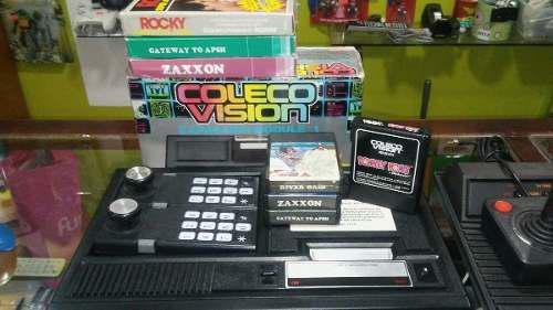 Colecovision + 4 Juegos + Exp Atari 2600,90 Verdes