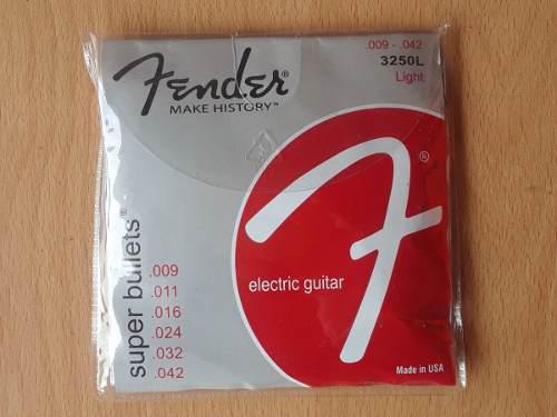 Cuerdas Fender Light 009 Para Guitarra Eléctrica