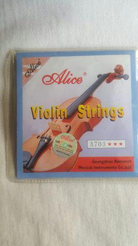 Cuerdas Para Violin Alice