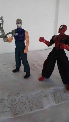Figuras De Accion Grandes Psyco Y Spider Man Karate (usados)
