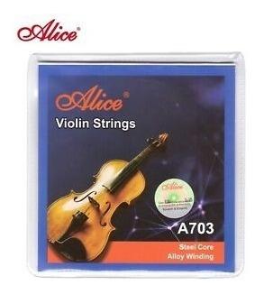 Juego De Cuerdas Alice A703 Violin