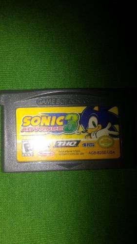 Juego Sonic 3 Advance Gameboy