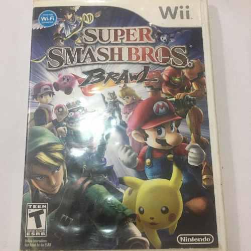 Juego Wii Original. Super Smash Bros Brawl. 10 Vdes