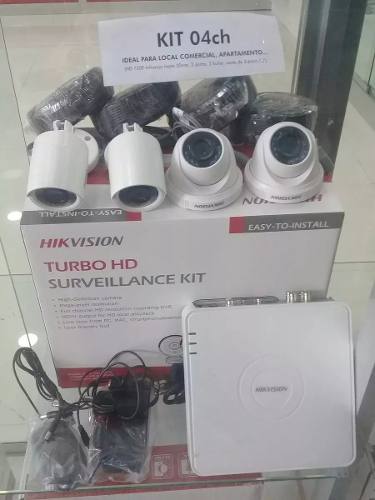 Kit 4 Canales Hikvision