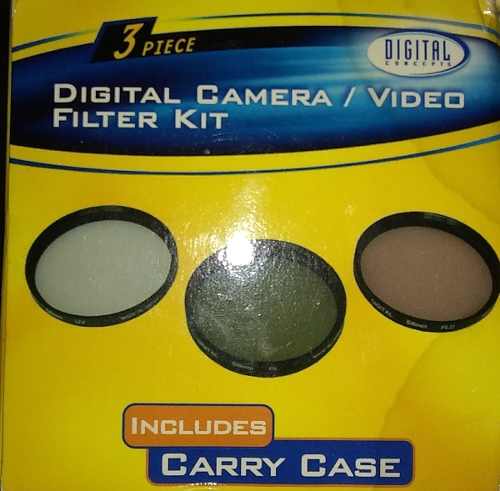 Kit De Filtros 58mm Para Camara Digital De Foto Y Video 25 D