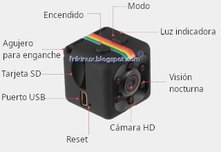 Mini Cámara Sq $