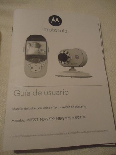 Monitor De Bebe Motorola Modelo Mbp27t