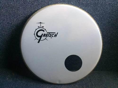 Parche De Bombo Resonante 24 Perforado Remo Gretsch