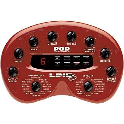 Pedal Line 6 Pod 2.0 Original Guitarra Fender Amplificador