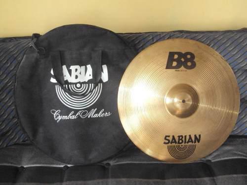 Platillo Ride Sabian B8 De 20 Como Nuevo + Bolso Original.