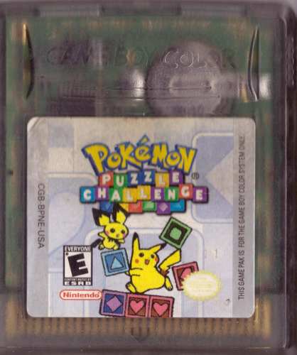 Pokemon Puzzle Challenge Gameboy Color Original
