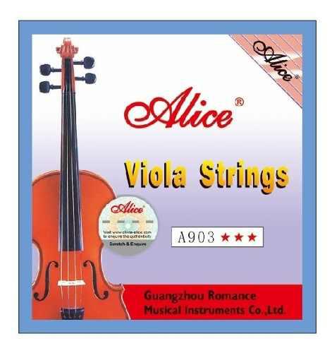 Set 4 Cuerdas Para Viola Alice A903