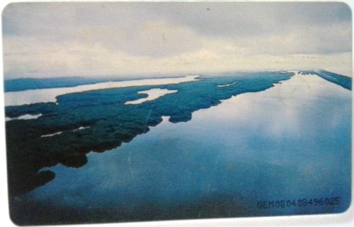 Tarjeta Cantv Usada  Parque Nacional Laguna De Tacarigua