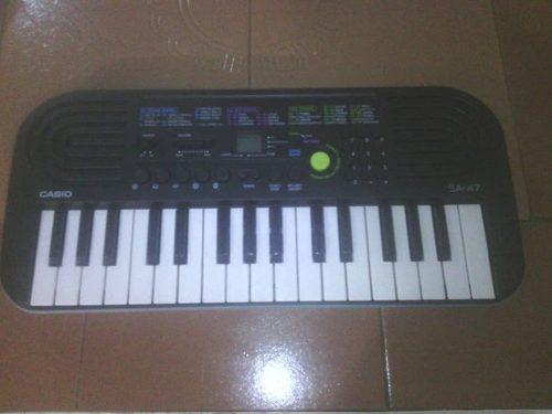 Teclado Casio Sa-47 + Transformador De Corriente