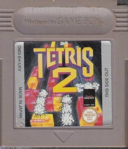 Tetris 2 Video Juego De Game Boy Original Usado Qq2