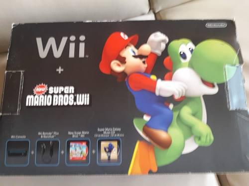 Wii Super Mario + 12juegos. Consola Con Caja Poco Uso