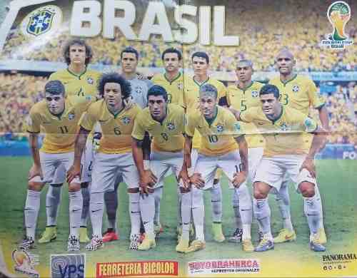 Afiche Equipo De Brasil
