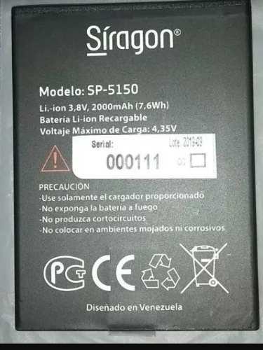 Batería Pila Síragon Sp5150 Nueva Sellada Adaptable