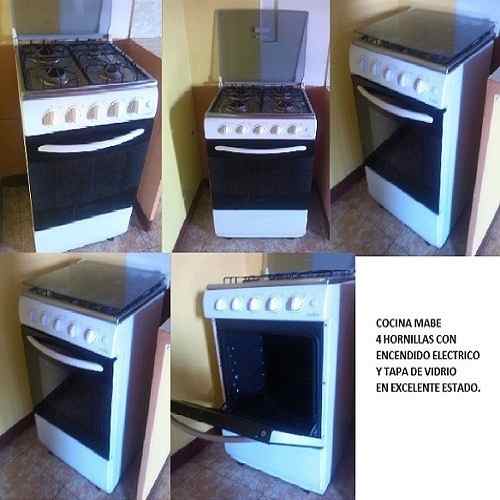 Cocina A Gas Mabe 4 Hornillas