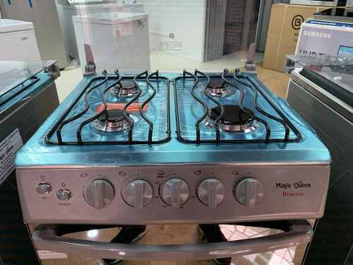 Cocina De 21 4 Hornillas Magic Queen A Gas (oferta Del Mes)