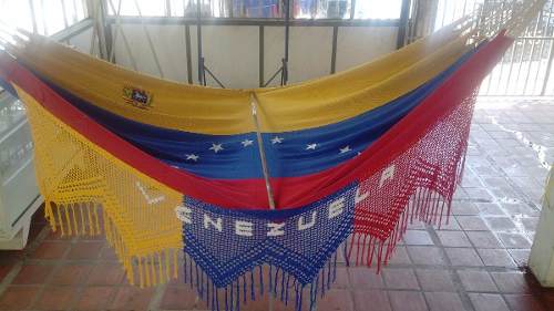 Hamaca Bandera De Venezuela 4,70 X 1,70m Somos Fabricantes