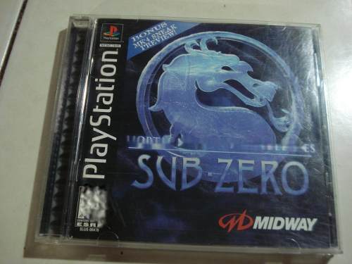 Juego De Coleccion Mk Mythologies Sub Zero Ps1 1ra Edicion