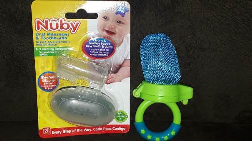 Malla Para Frutas Bebe + Cepillo De Diente Masajeador Nuby