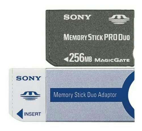 Memoria Stick Pro Duo Sony 256mb Mark2 Con Adaptador, Oferta