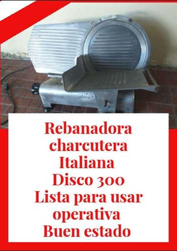 Rebanadora Charcutería Italiana Disco 300