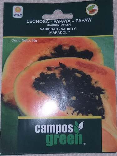 Semillas De Lechosa Papaya Maradol