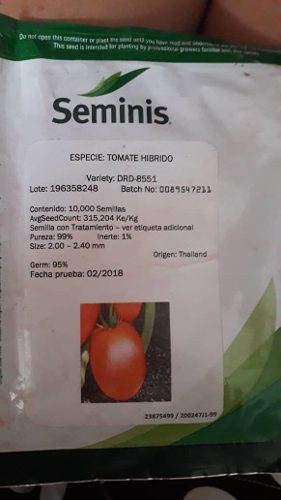 Semillas De Tomate Híbrido (seminis)