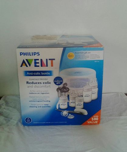 Set Avent Teteros Y Esterilizador Anticolicos