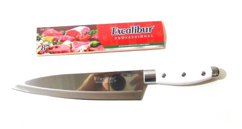 Set De Cuchillos Excalibur 8 Y 5 Pulgadas Carnicero Chef