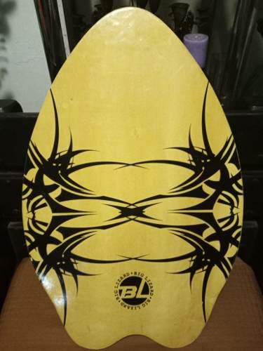 Tabla De Surf Skimboar Para Orilla De Madera.