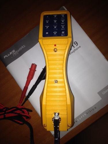 Teléfono Micro Para Prueba Fluke + Generador De Tono