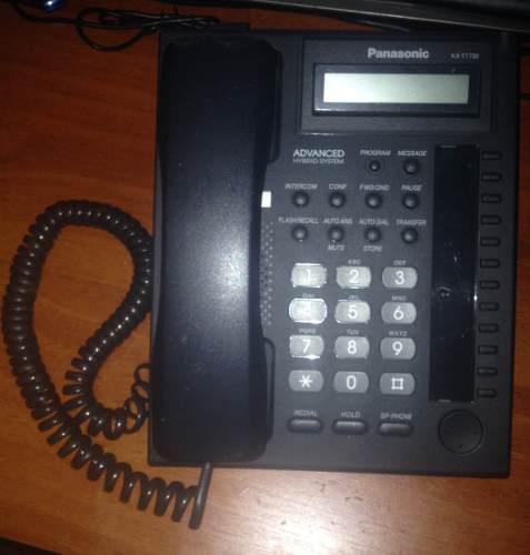 Teléfono Programador Panasonic Kxt-7730 Color Negro Usado