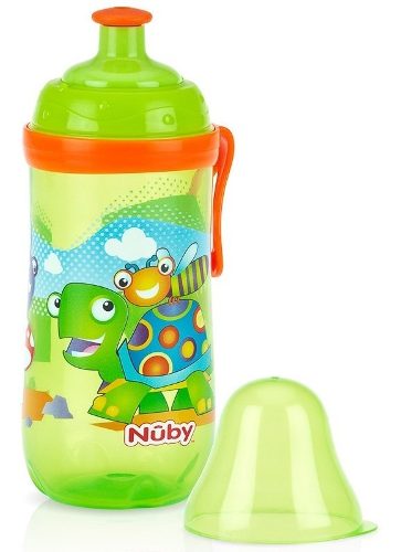 Vaso Pop Up Nuby Con Tapa Diseños 12 Oz Para Bebes 9m+