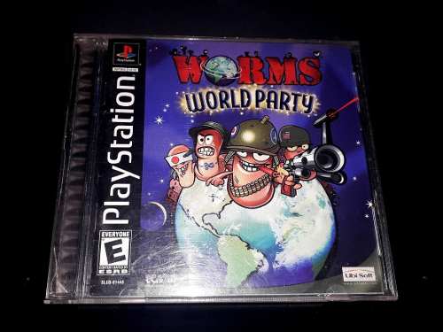 Worms World Party Juego Original Playstation One Ps1 Cambio